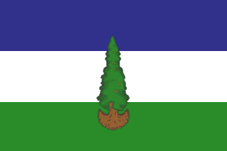 [Conifer Tree flag of Republic of Cascadia]